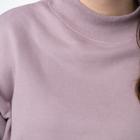 IN STOCK Marley Mock Neck Sweatshirt - Mauve
