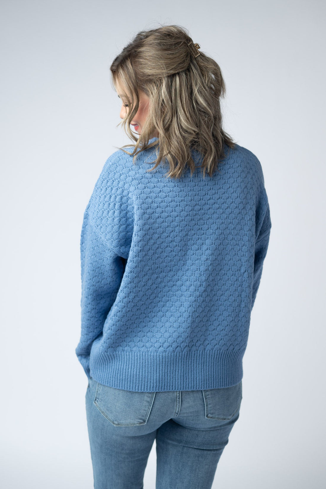 IN STOCK Gianna Pullover Sweater - Blue
