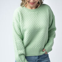 IN STOCK Gianna Pullover Sweater - Spring Sage Green