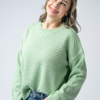IN STOCK Gianna Pullover Sweater - Spring Sage Green