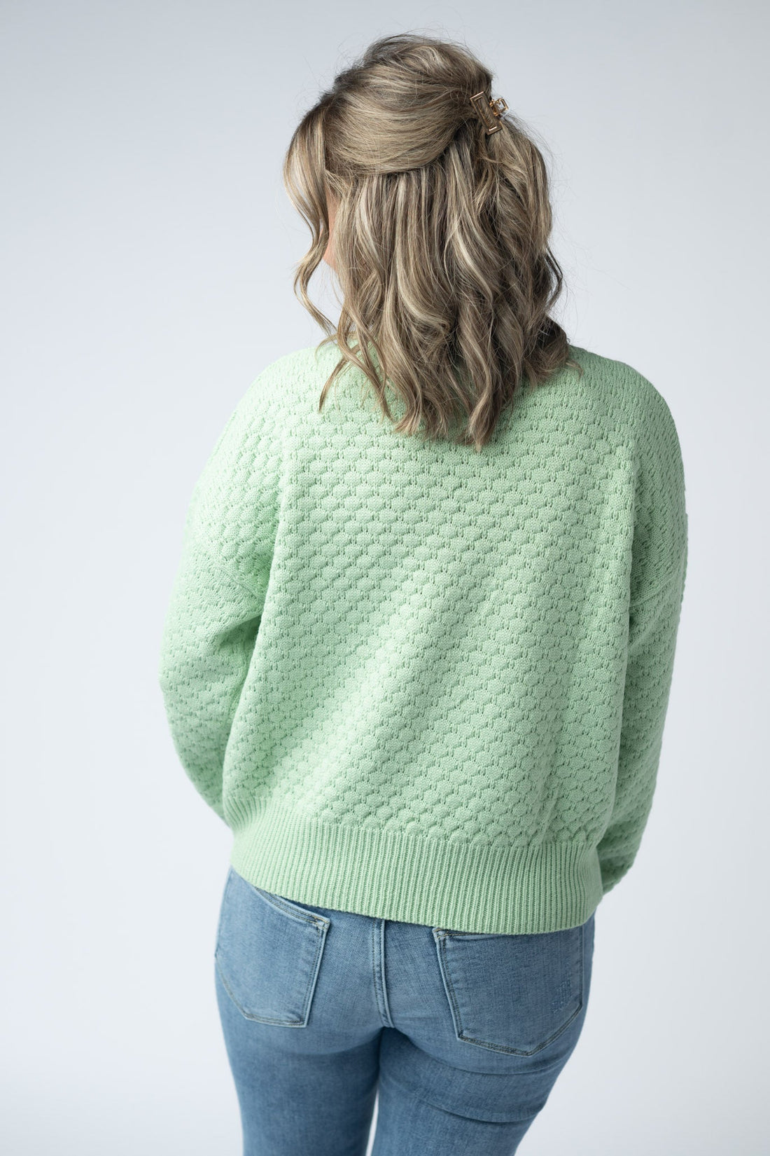 IN STOCK Gianna Pullover Sweater - Spring Sage Green