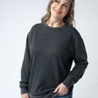 IN STOCK Vintage Wash Pullover - Black