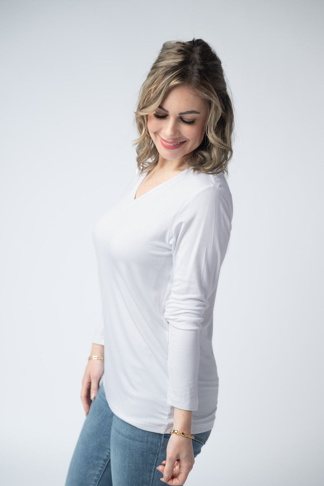 IN STOCK Larissa Long Sleeve - White