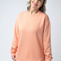 IN STOCK Vintage Wash Pullover - Spring Peach