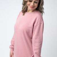 IN STOCK Vintage Wash Pullover - Dusty Pink