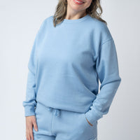 IN STOCK French Terry Stevie Shorts - Dusty Blue