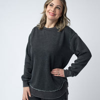 IN STOCK Vintage Wash Pullover - Black