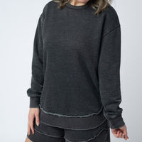 IN STOCK Vintage Wash Pullover - Black