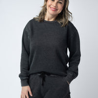 IN STOCK Vintage Wash Pullover - Black