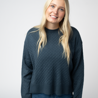 IN STOCK Gianna Pullover Sweater - Teal