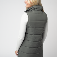 IN STOCK Harlow Long Vest - Grey