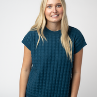 IN STOCK Kelly Knitted Top - Teal