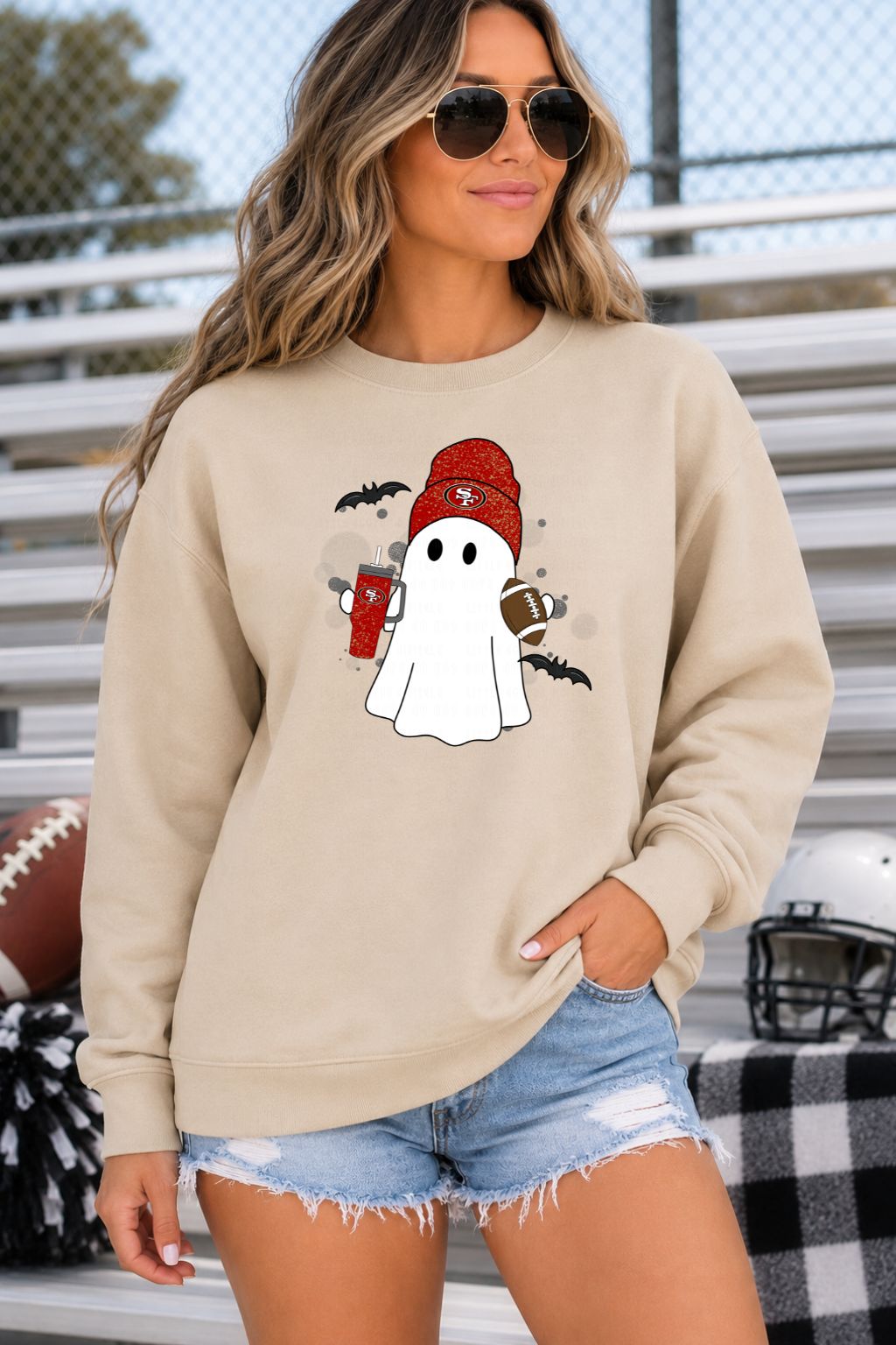 Football Ghost 49 Sweatshirt