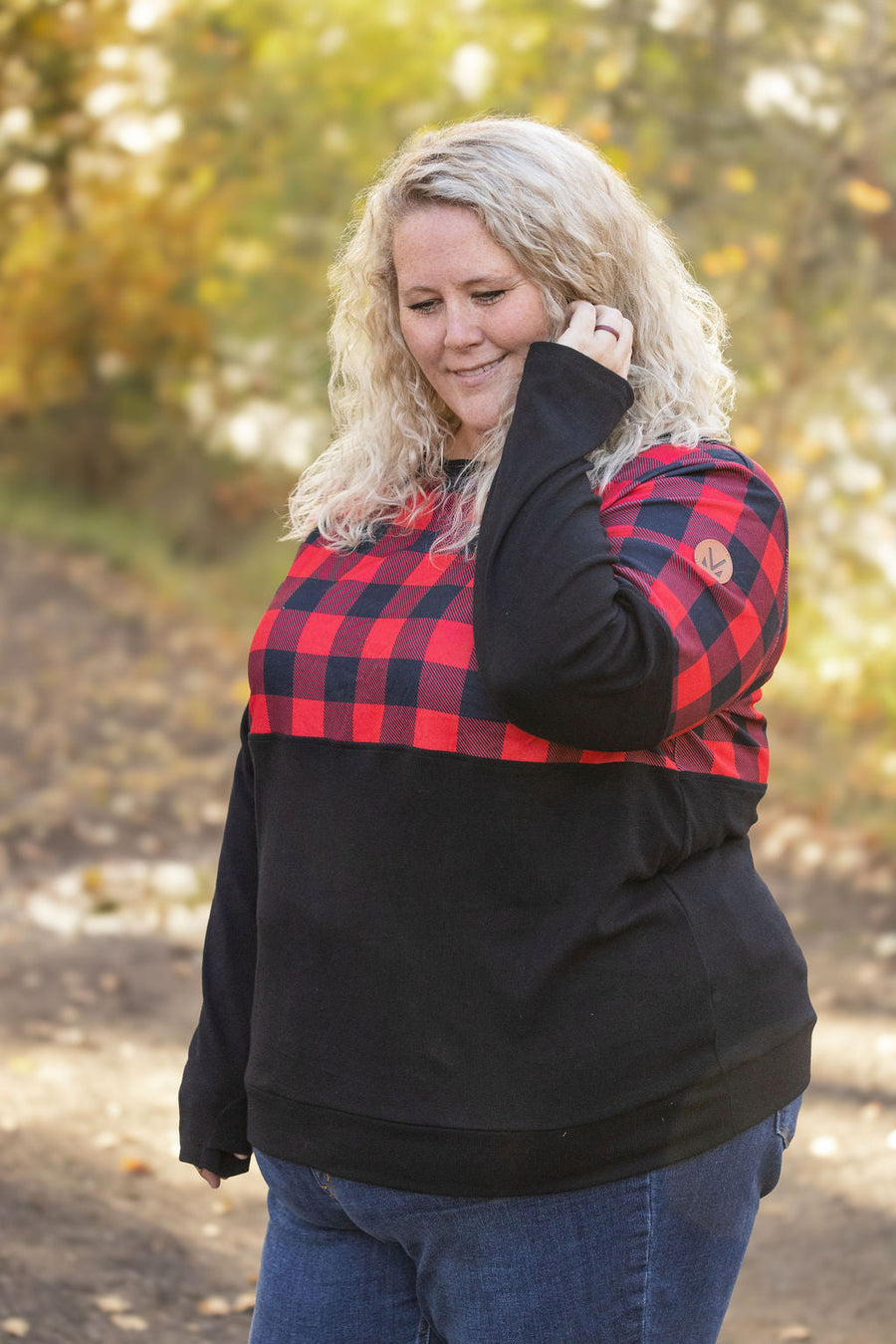 IN STOCK Natalie Pullover - Buffalo Plaid