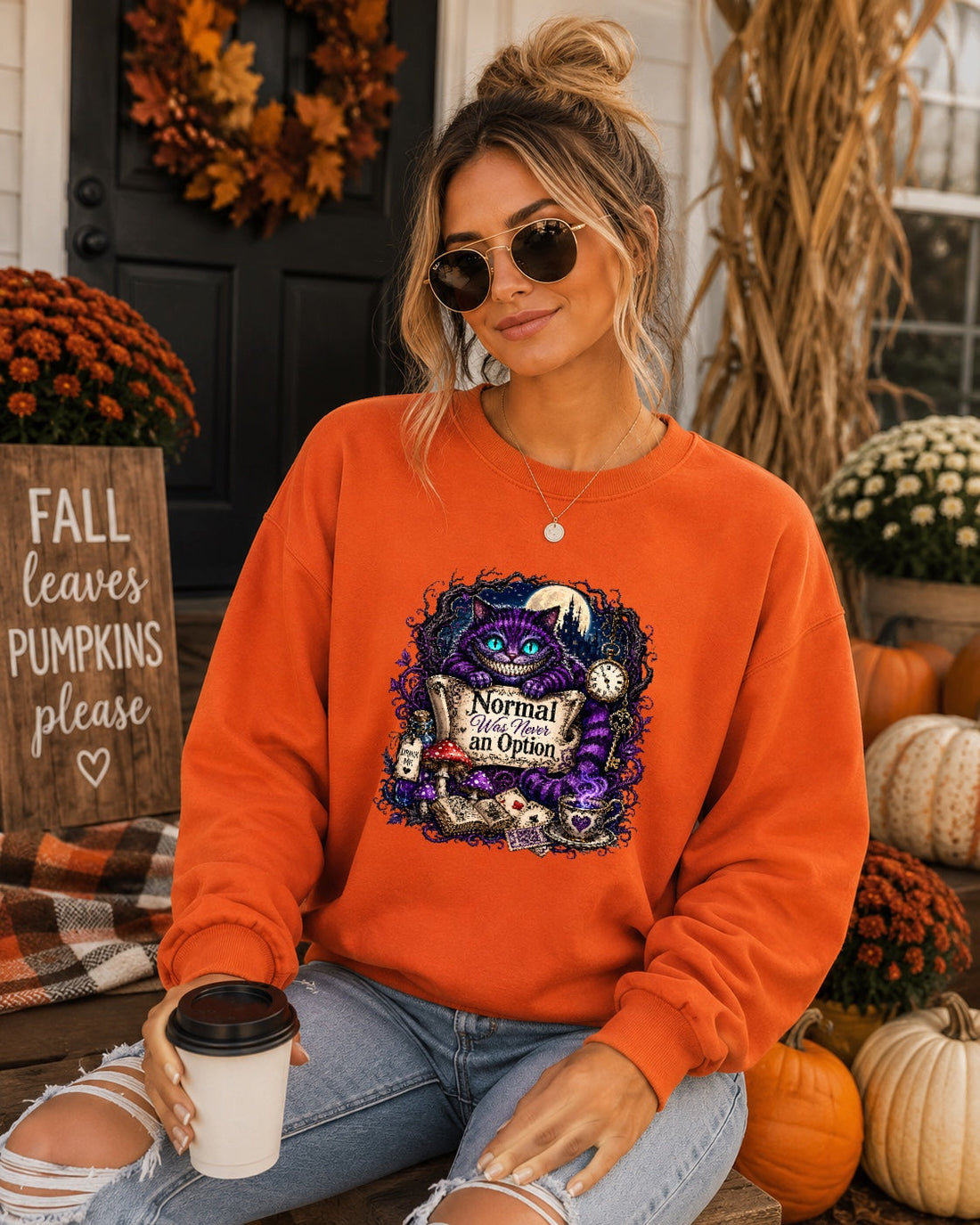 Normal Was Never An Option Sweatshirt