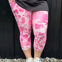 Pink Ribbon Capri w/ Pockets