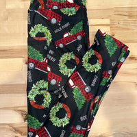 Plaid Truck Leggings w/ Pockets