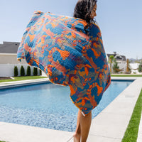 Luxury Beach Towel in Bird Of Paradise