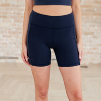 Getting Active Biker Shorts in Navy