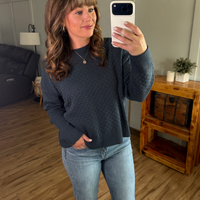 IN STOCK Gianna Pullover Sweater - Teal