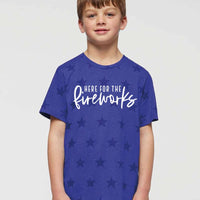 PREORDER: (Youth) Matching Here for the Fireworks Graphic Tee