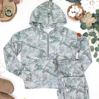 IN STOCK Shorter Halfzip Hoodie - Camo
