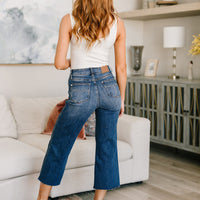 Hayes High Rise Wide Leg Crop Jeans