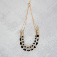 In the Moment Necklace in Black