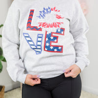 Love Stars & Stripes Crew