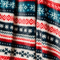 Holiday Fleece Blanket in Sweater Knit