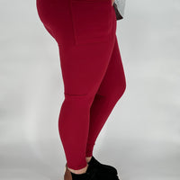 Cranberry Pocket Leggings!
