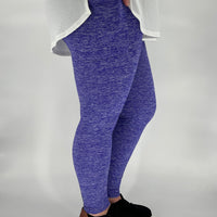 Purple Fleece Leggings w/ Pockets