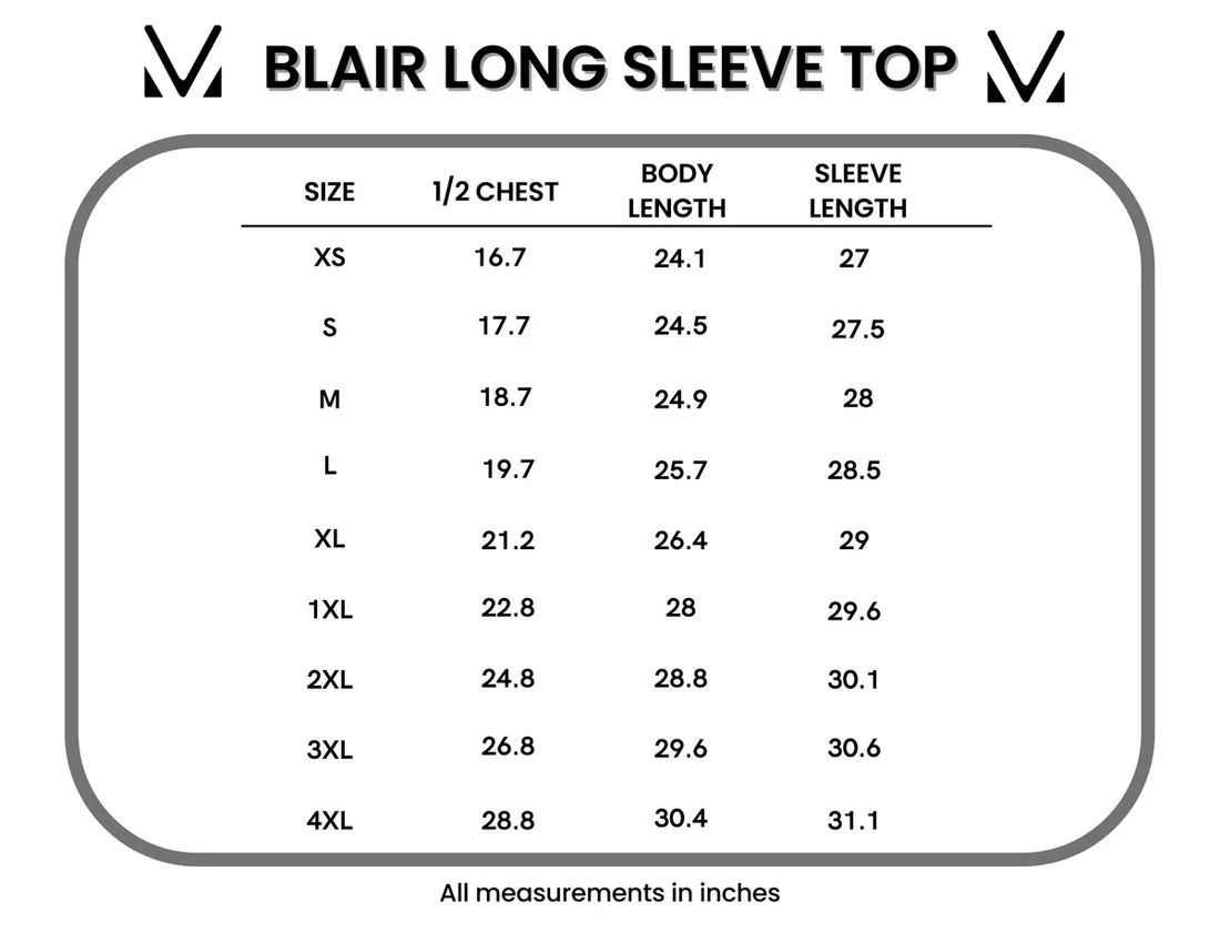 IN STOCK Blair Long Sleeve Top - Teal
