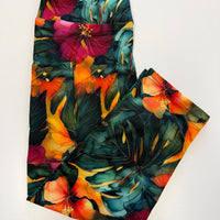 Tropical Vibes Capri w/ Pockets *RTS