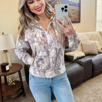 IN STOCK Camo Short Halfzip Hoodie