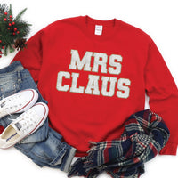 MRS CLAUS (glitter ink sweatshirt)