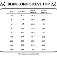 IN STOCK Blair Long Sleeve Top - Autumn Watercolor