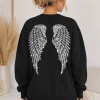 Halftone Angel Wings Sweatshirt