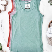 IN STOCK Ava Tank - Sage