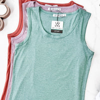 IN STOCK Ava Tank - Sage