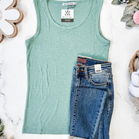 IN STOCK Ava Tank - Sage