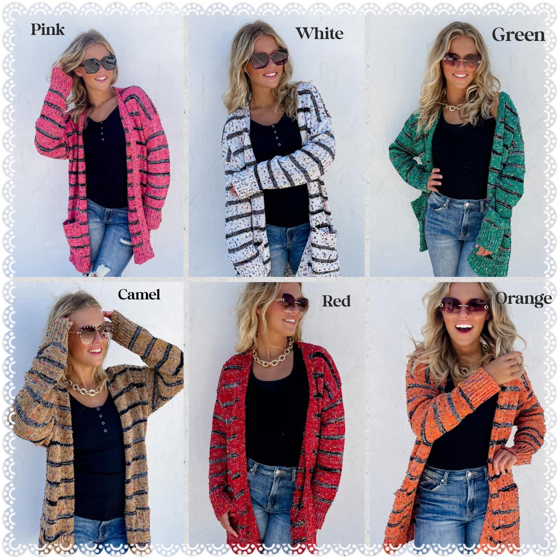 Striped Miley Cardigan