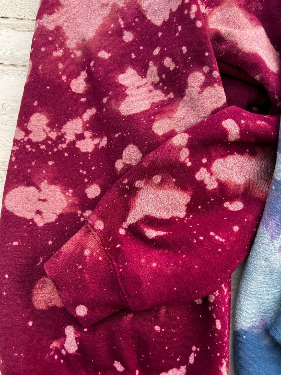 Bleached sweatshirts
