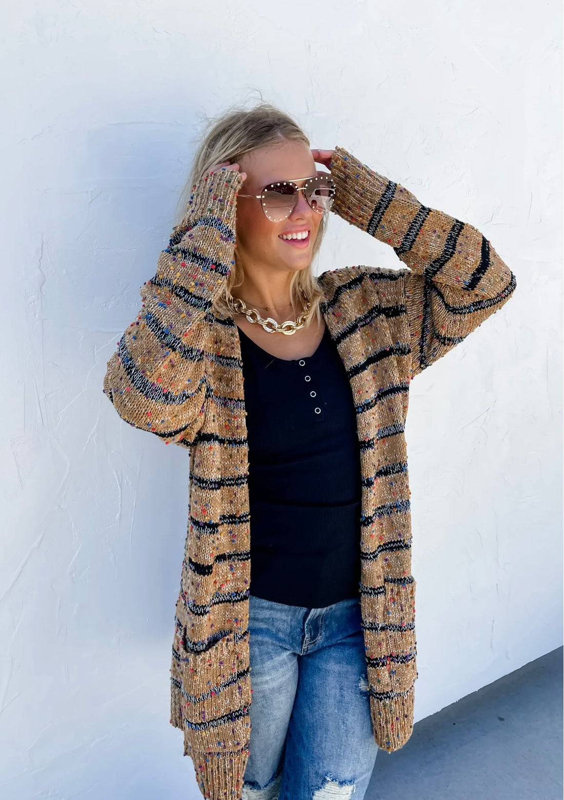 Striped Miley Cardigan