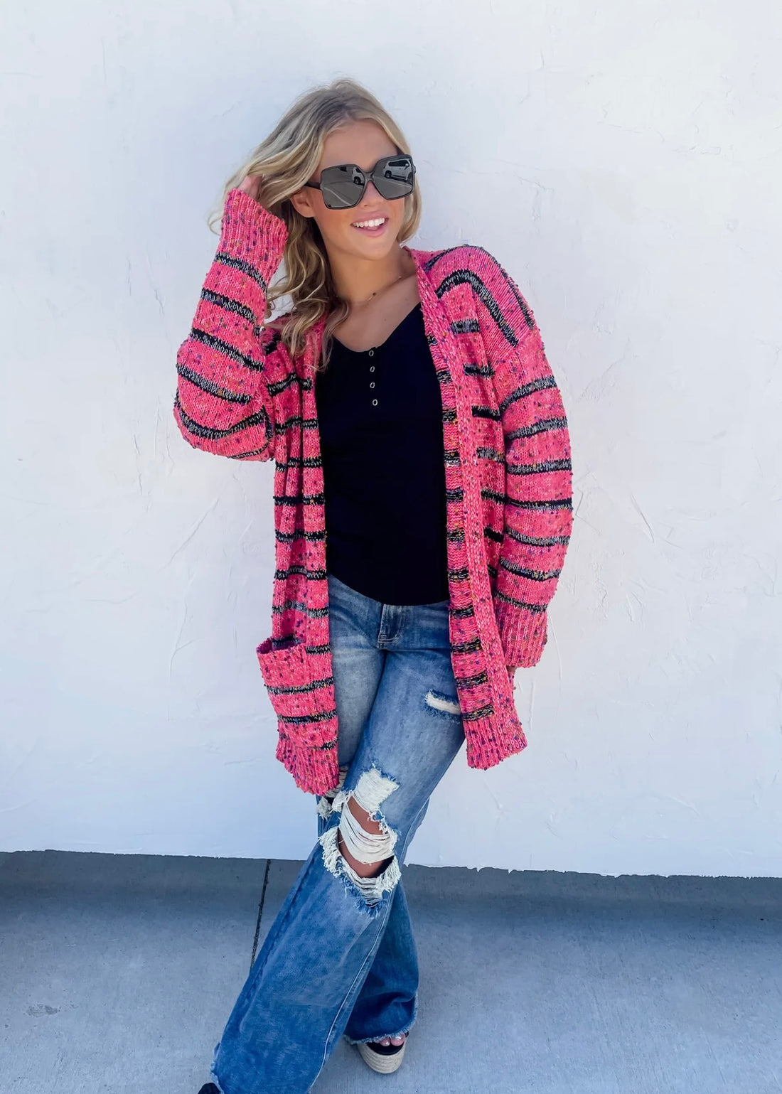 Striped Miley Cardigan