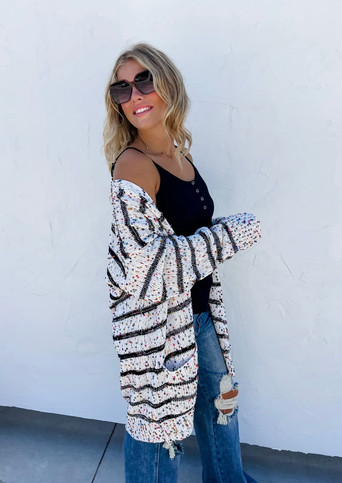 Striped Miley Cardigan
