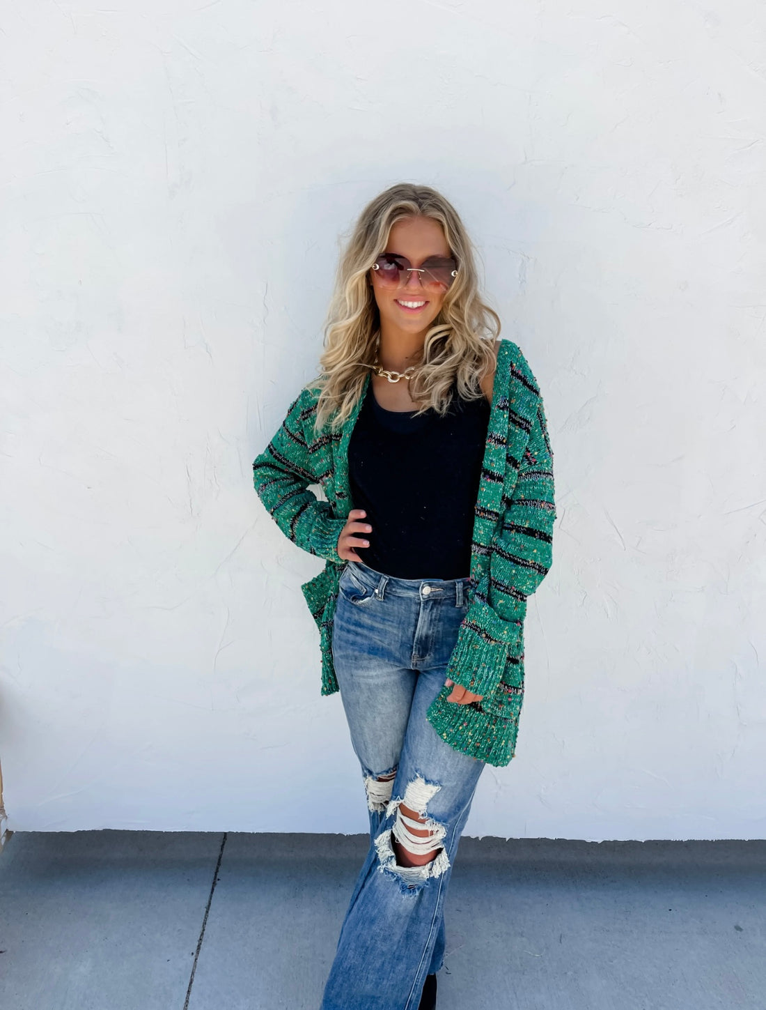Striped Miley Cardigan