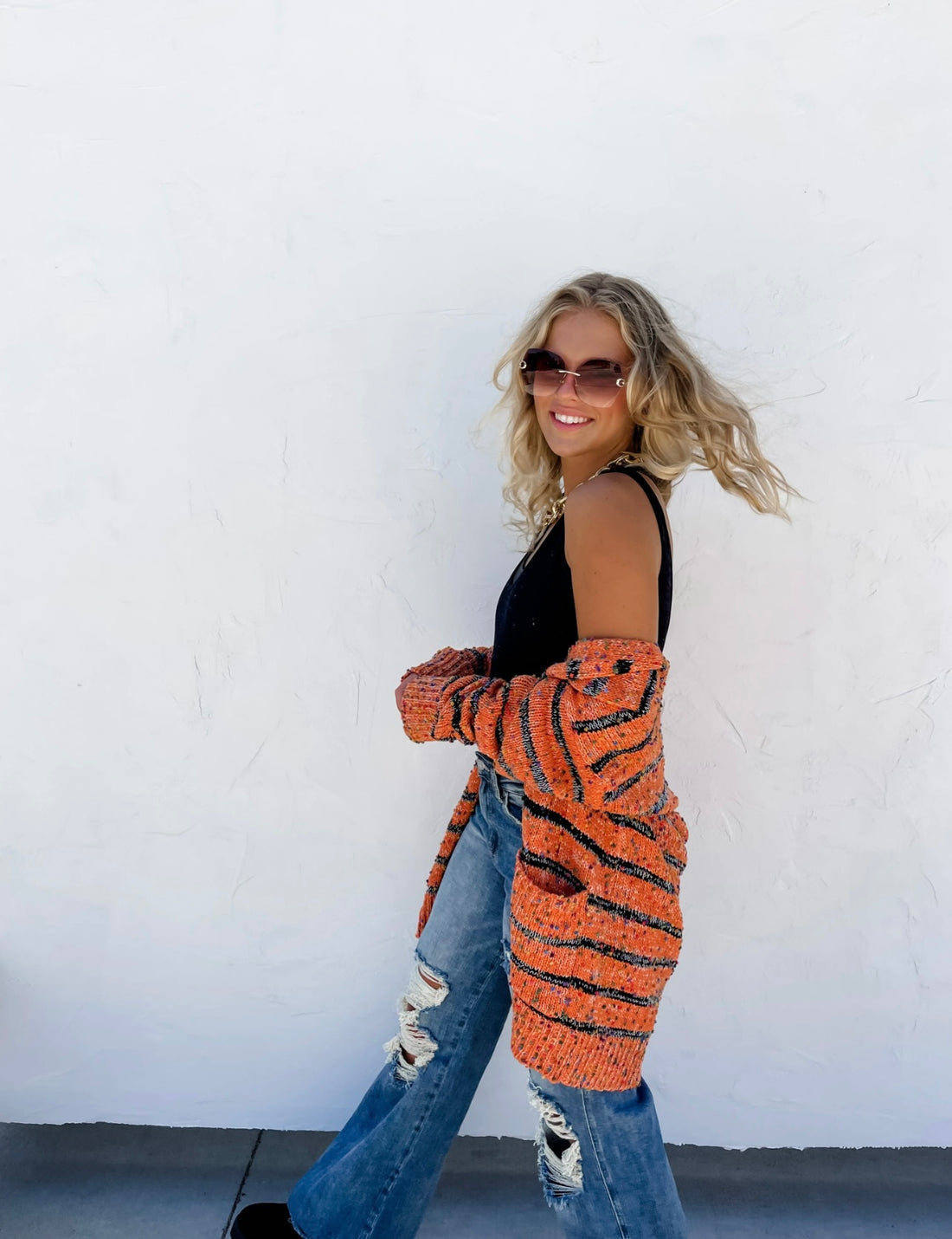 Striped Miley Cardigan