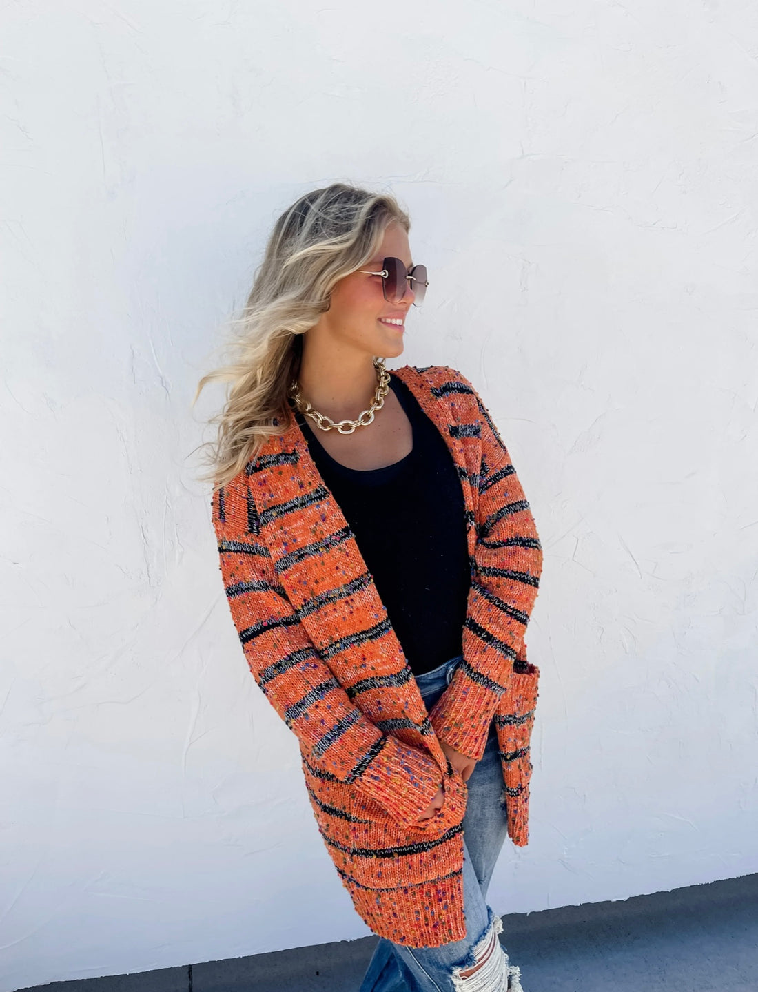 Striped Miley Cardigan