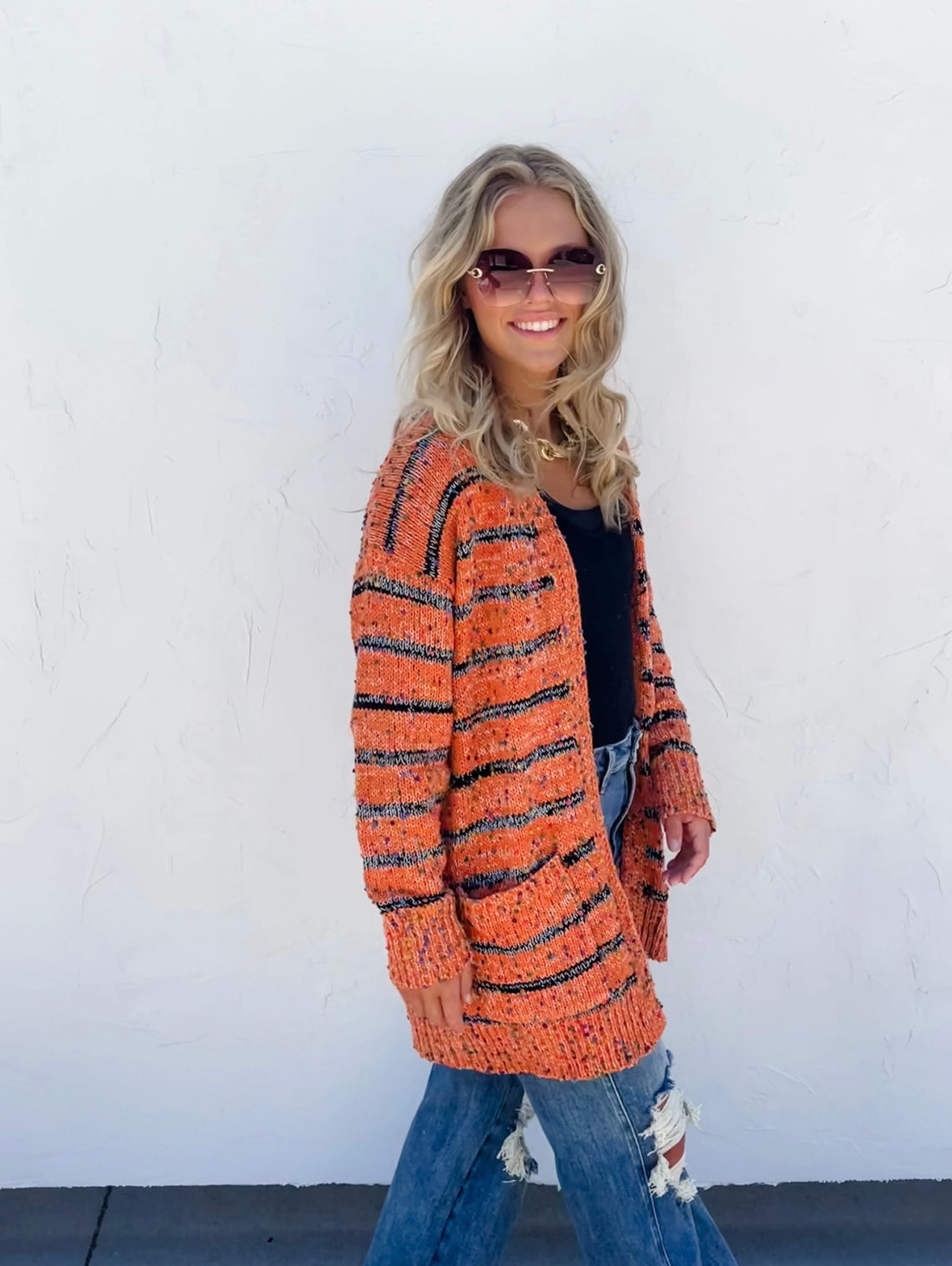 Striped Miley Cardigan